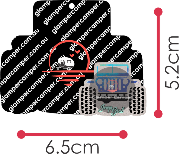 4WD Offroad Vehicle with name space - 6.5cm x 5.2 cm with editable PnC file