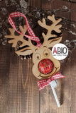 Rudolph Bauble Treat/Lolly/Chocolate holder