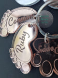 Engraved Family Keychain