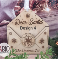 Personalised Envelopes for Dear Santa letters - 13cm wide x 14cm high