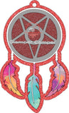 Dream Catcher - 3.8cm x 6.2cm with matching editable PnC file