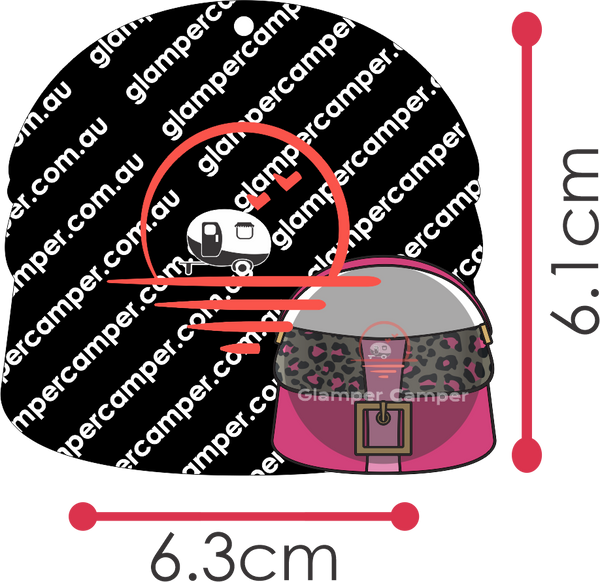 Handbag 5 - 6.3cm x 6.1cm with editable PnC file