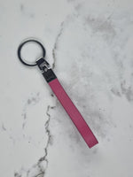 Lanyard Keychain - Leatherette with Diamonte