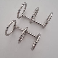 Notebook/Binder Rings 3 Hole Metal - Pair
