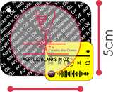 Spotify Code Keychain Blank - 6cm x 5cm